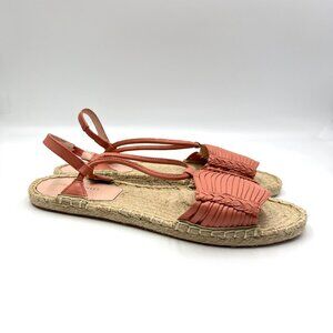 Avec Les Filles Womens Size 8 8M Pink Flats Espadrilles‎ Sandals Shoes